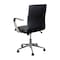 Flash Furniture Black LeatherSoft Office Chair with Chrome Arms GO-21111B-BK-CHR-GG - alternate 3